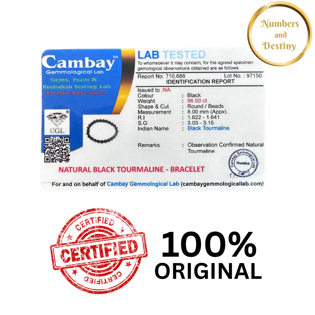 Black Tourmaline Protection Bracelet