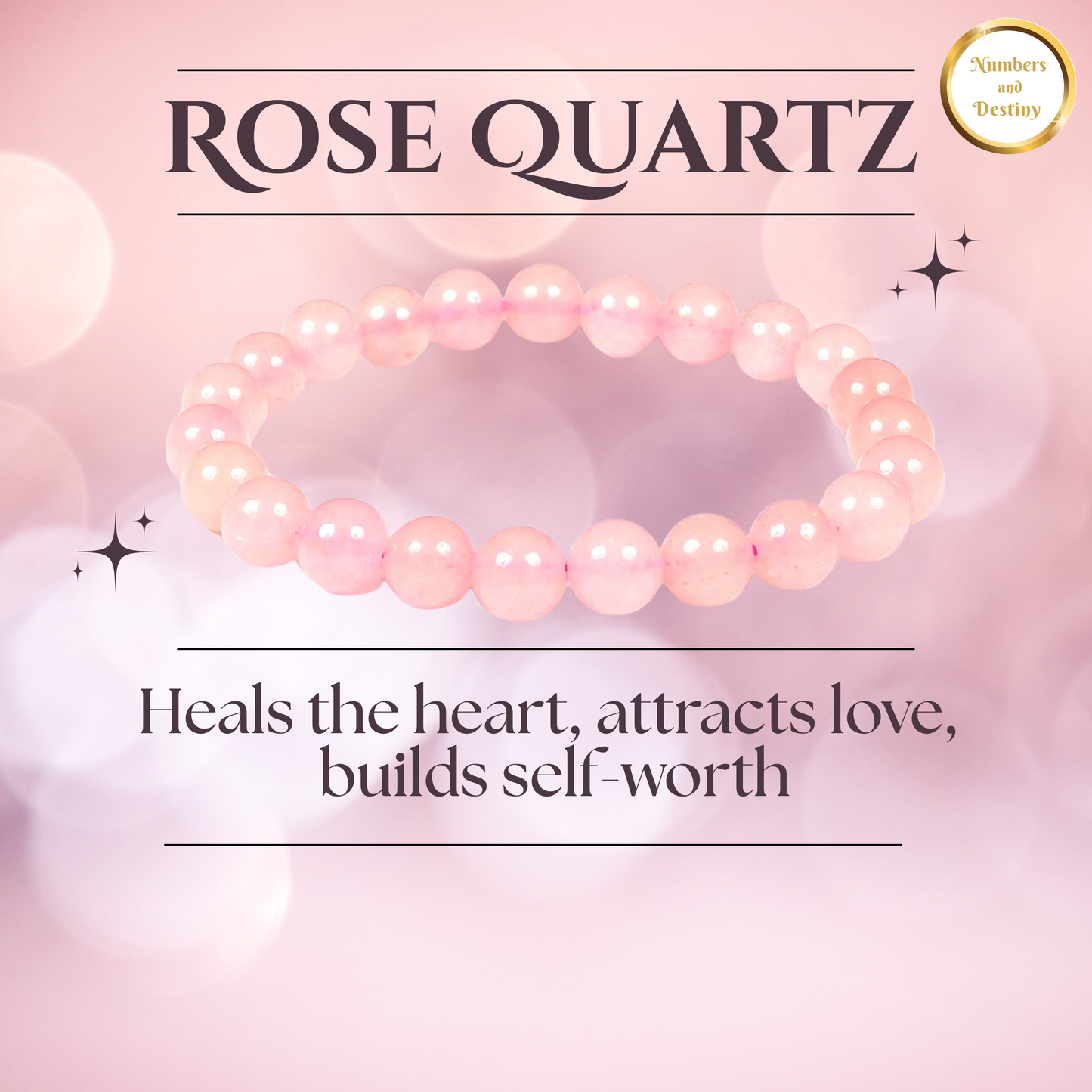 Rose Quartz Gemstone Bracelet