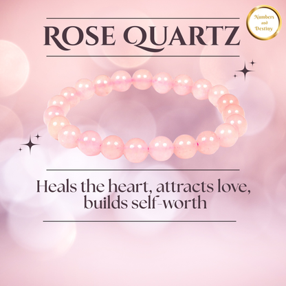 Rose Quartz Gemstone Bracelet
