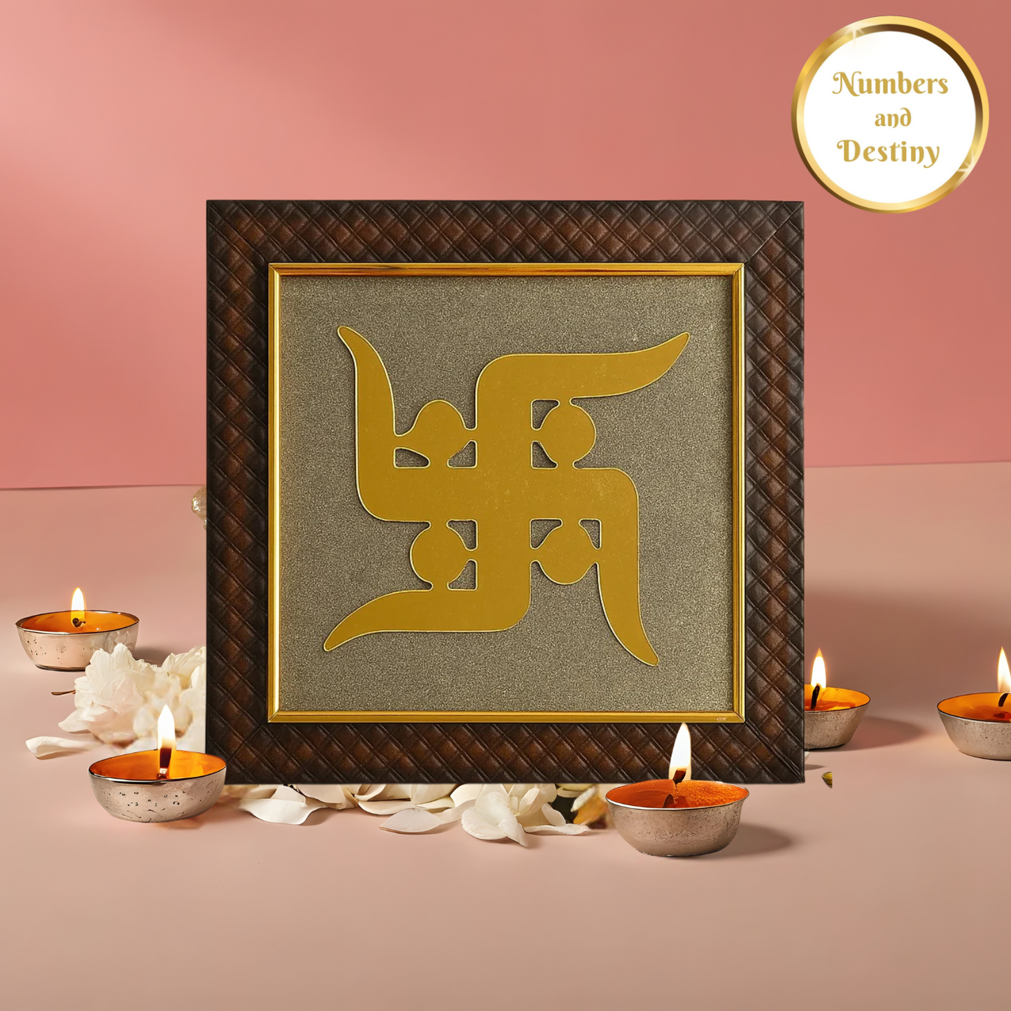 Swastik Prosperity Pyrite Frame