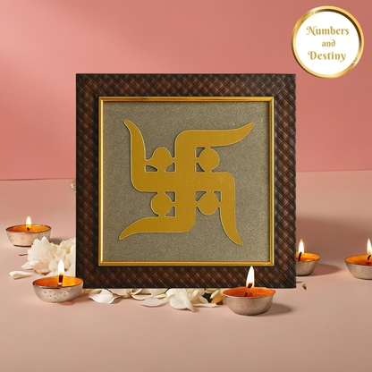 Swastik Prosperity Pyrite Frame