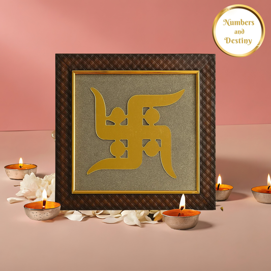 Swastik Prosperity Pyrite Frame