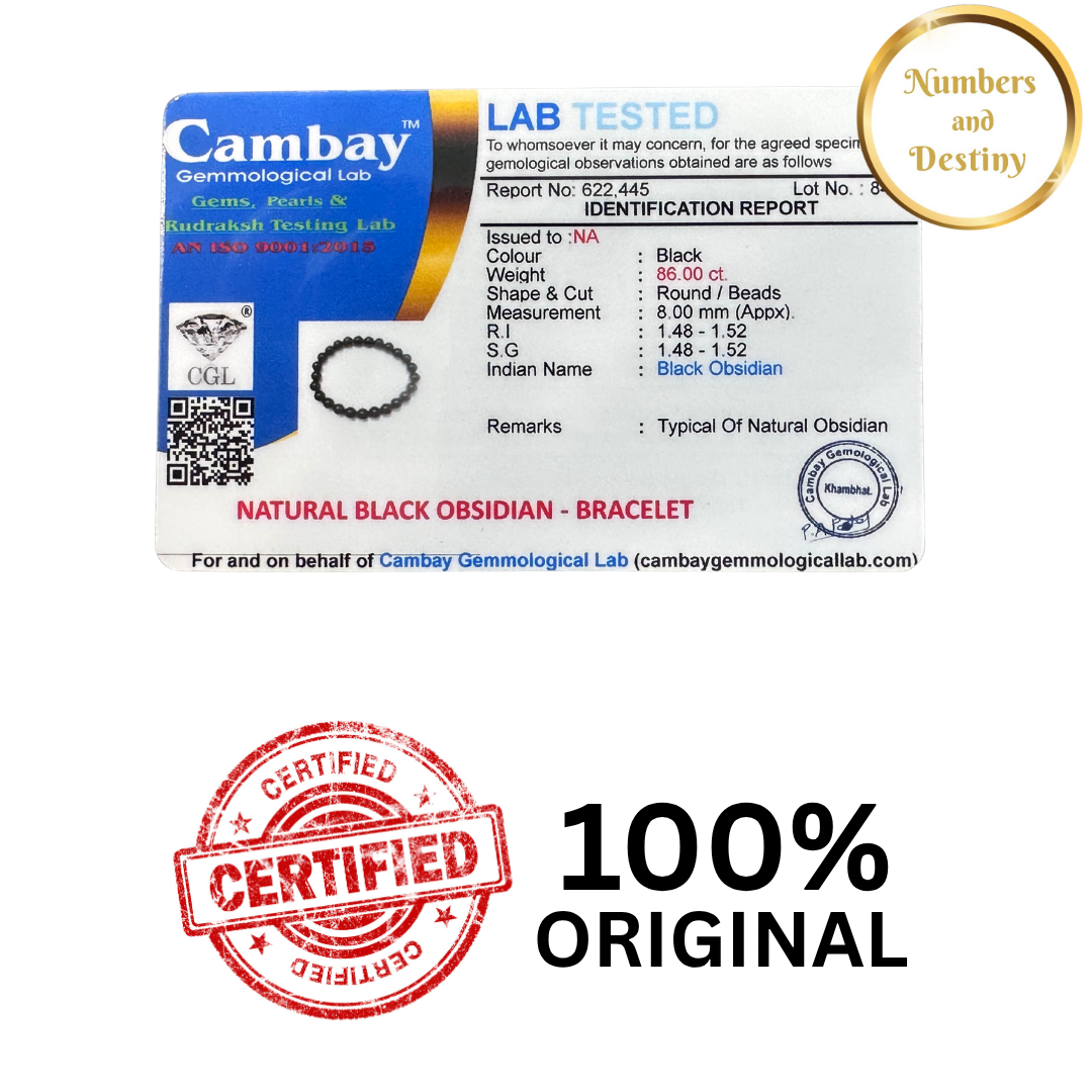 Black Obsidian Negativity Shield Bracelet
