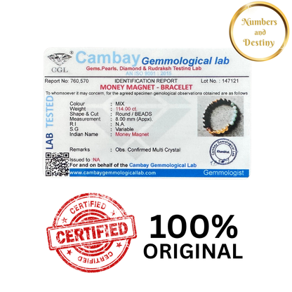 Money Magnet Gemstone Bracelet