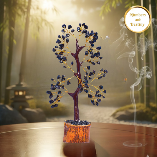 Black Tourmaline Tree - 300 Beads - 100% Certified