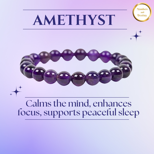 Amethyst Gemstone Bracelet
