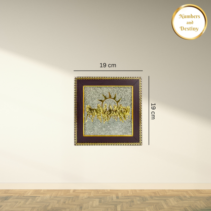 7 Horses Raw Pyrite Success Frame - 100% Original