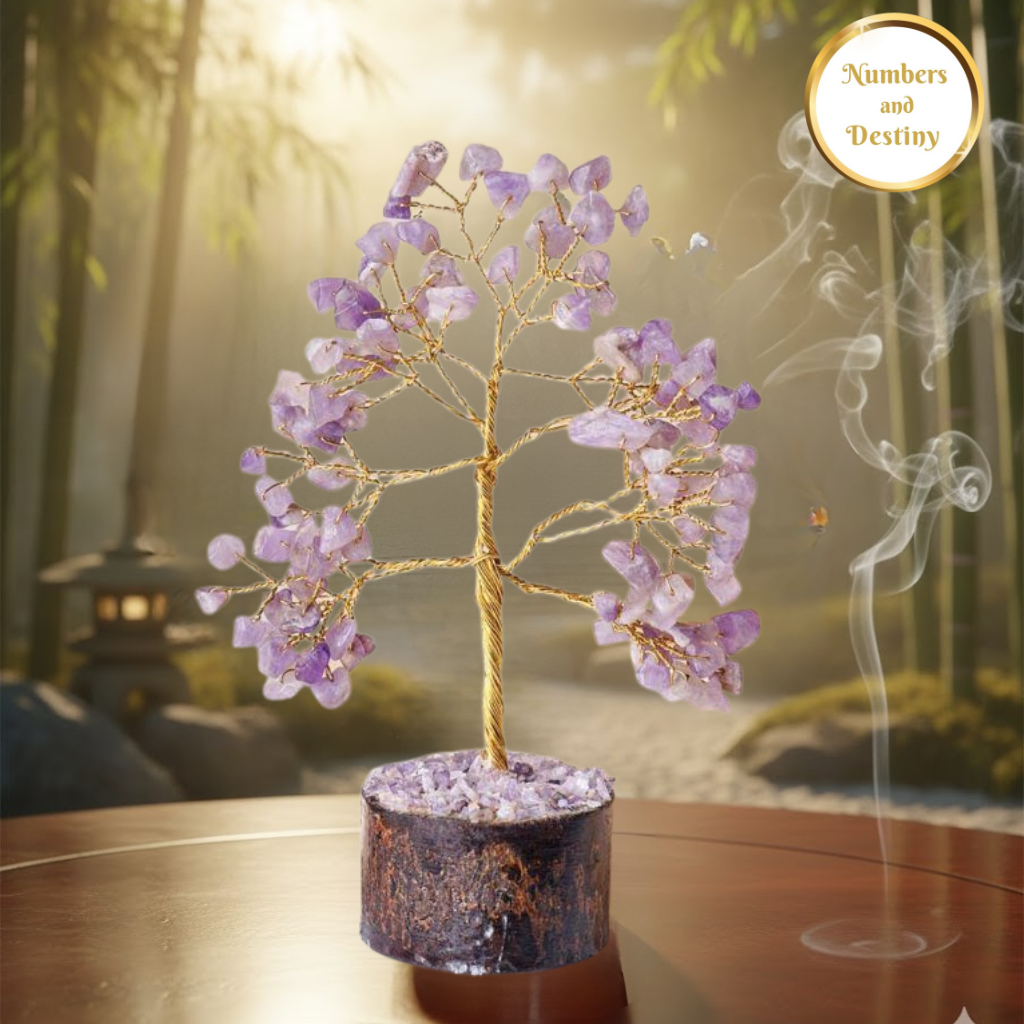 Amethyst Crystal tree- 300 Beads - 100% Certified
