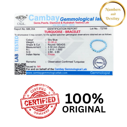 Turquoise Gemstone Bracelet