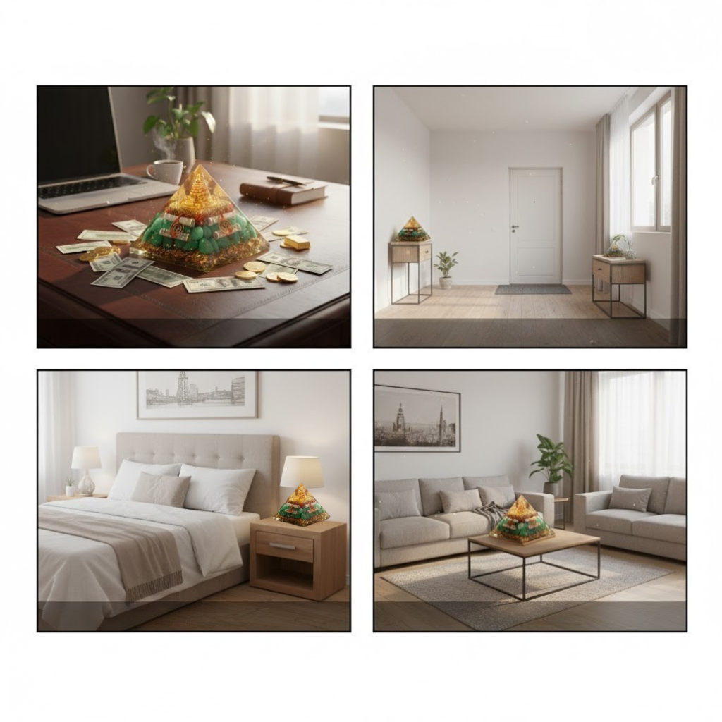 Pyrite Money Magnet Pyramid