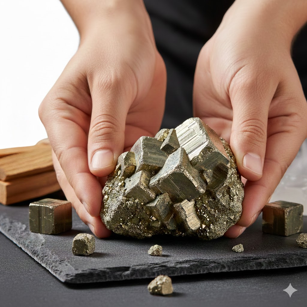 Raw Pyrite Stone - 100% Certified