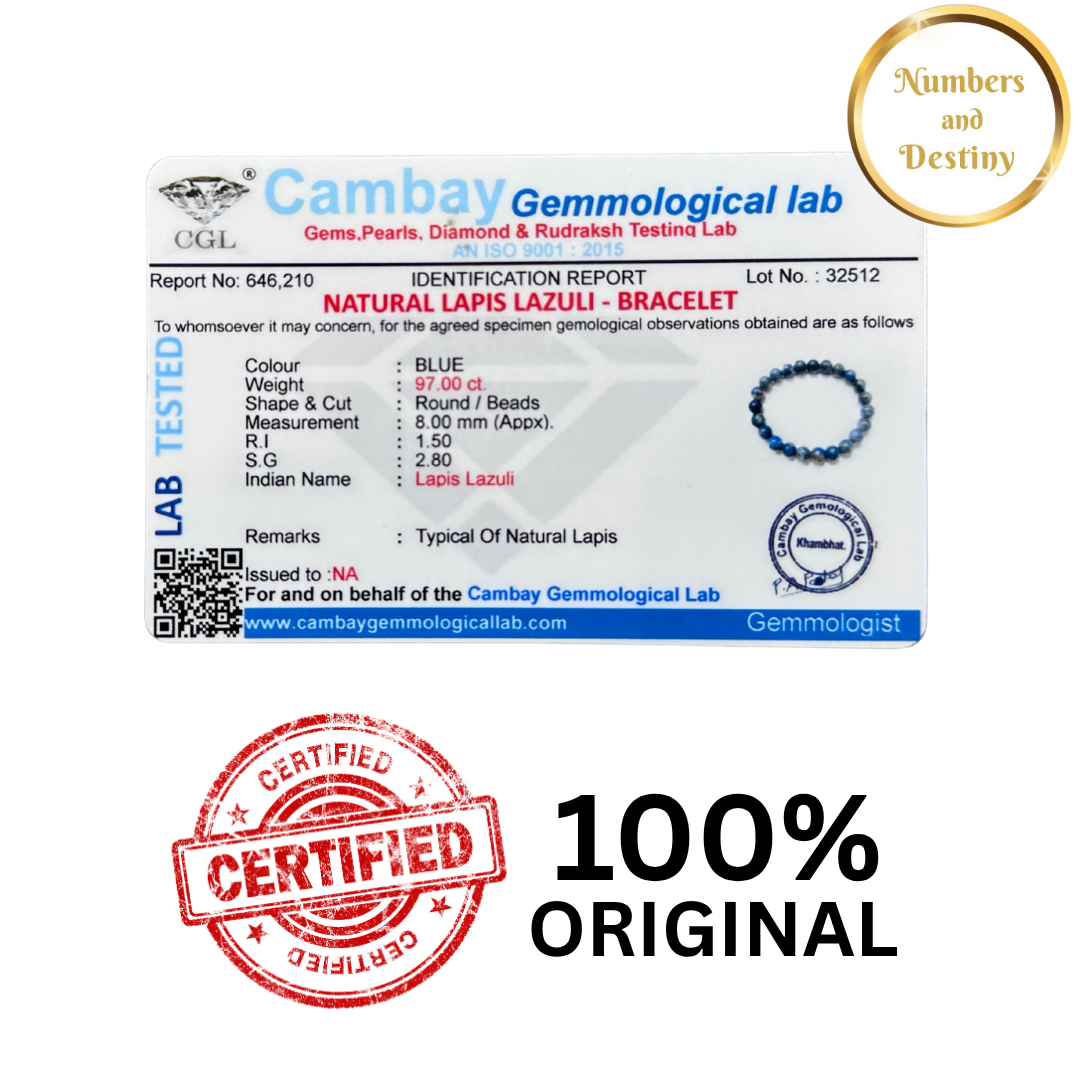 Lapis Lazuli Gemstone Bracelet