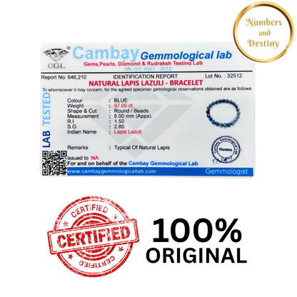 Lapis Lazuli Gemstone Bracelet