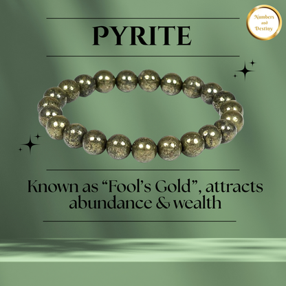 Pyrite Gemstone Bracelet