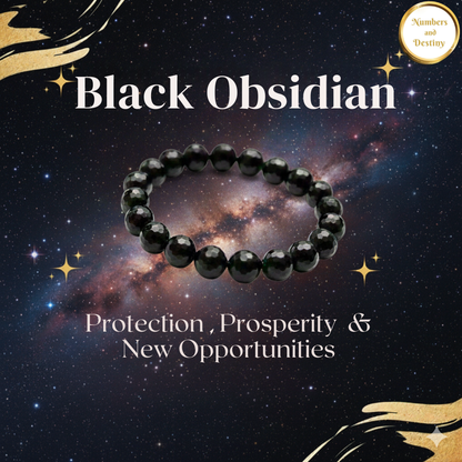 Black Obsidian Negativity Shield Bracelet