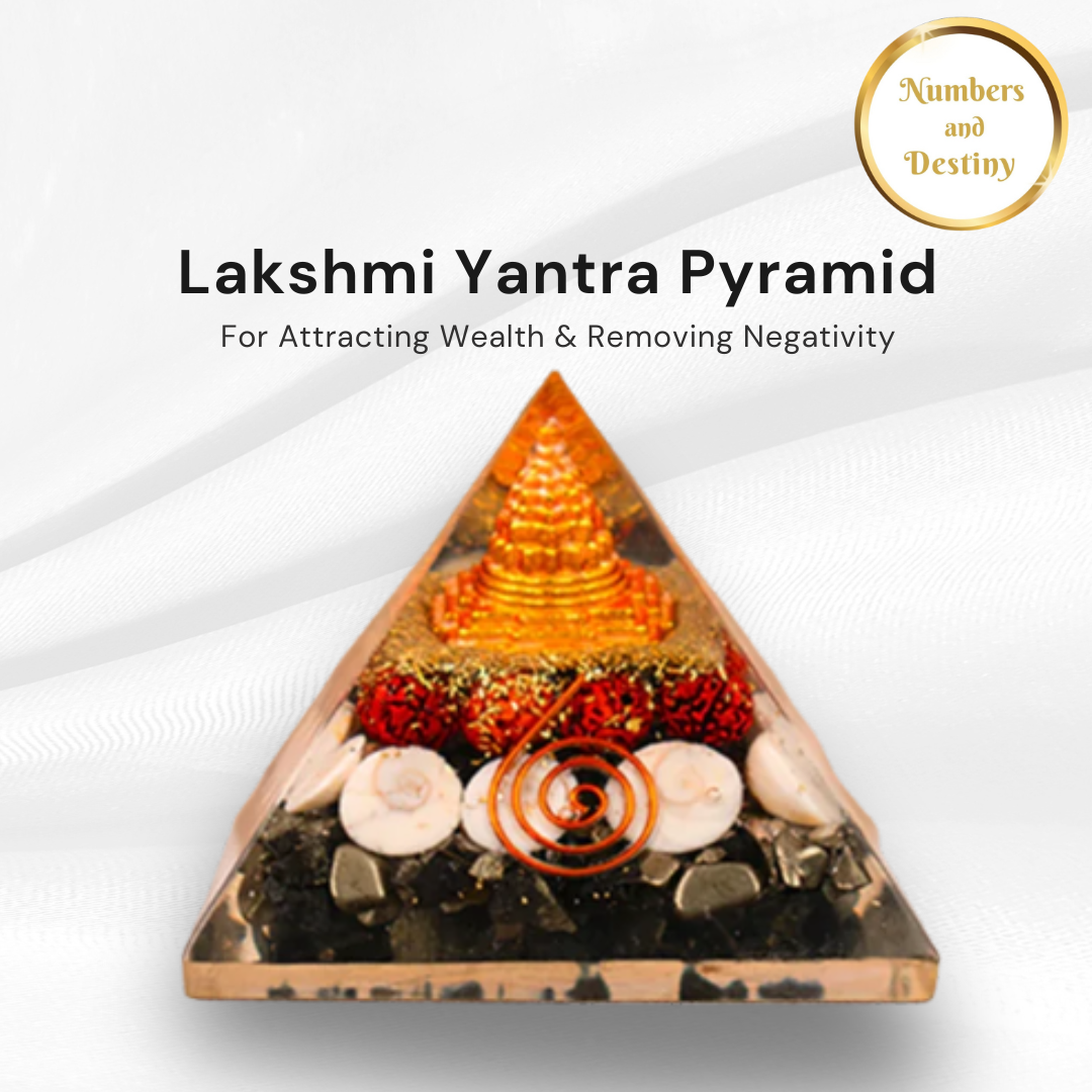 Lakshmi Yantra Pyramid - Attract wealth, prosperity, and positive energy