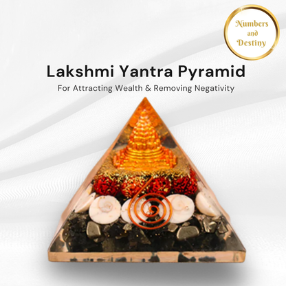 Lakshmi Yantra Pyramid - Attract wealth, prosperity, and positive energy