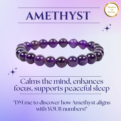 Amethyst Gemstone Bracelet