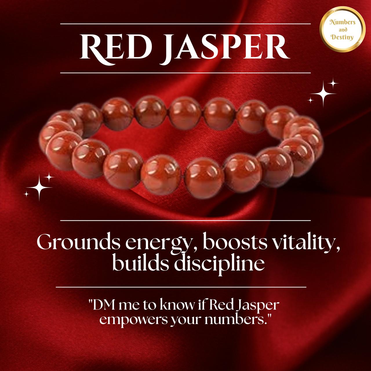 Red Jasper Gemstone Bracelet