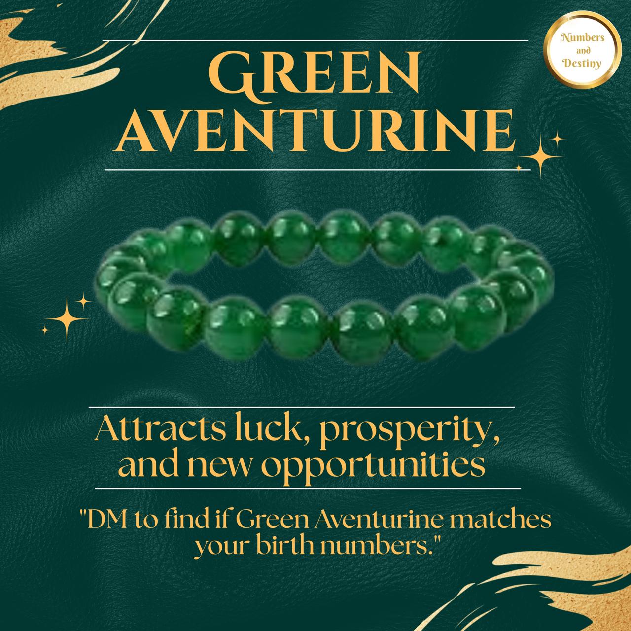 Green Aventurine Gemstone Bracelet