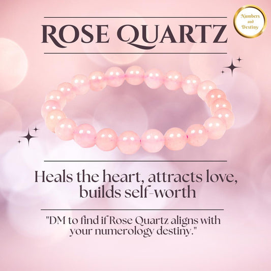 Rose Quartz Gemstone Bracelet