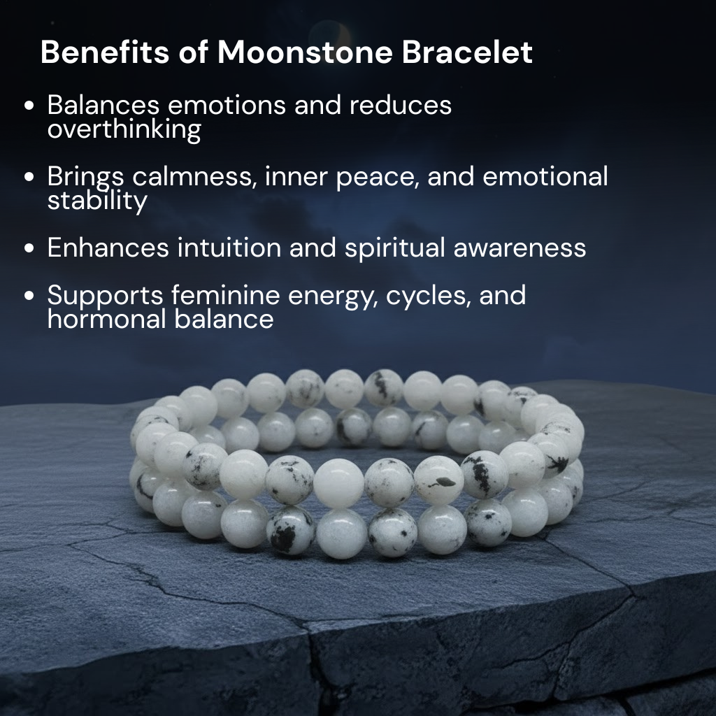 Moonstone Intuition & Calmness Bracelet