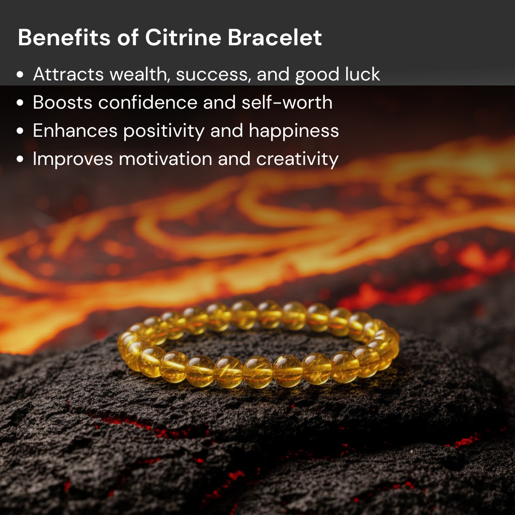 Citrine Wealth & Positivity Bracelet