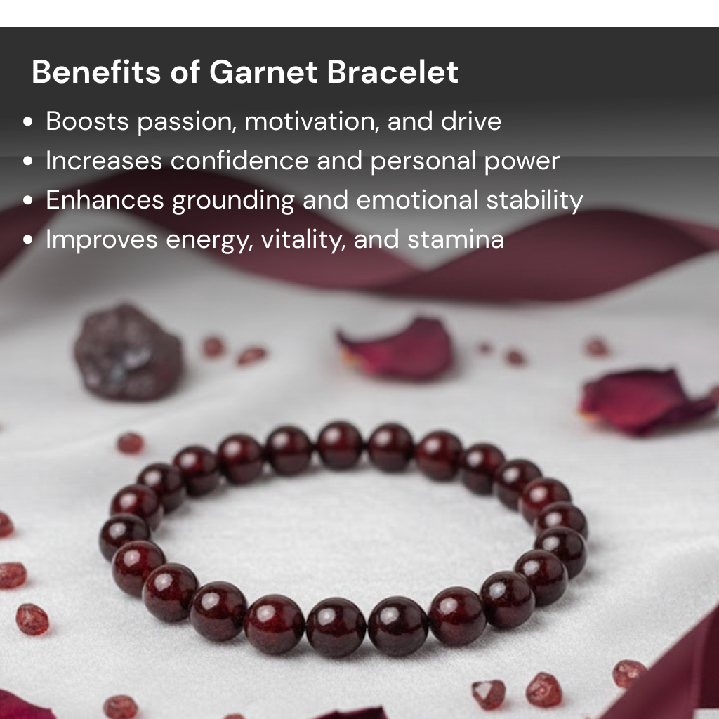 Garnet Energy & Passion Bracelet
