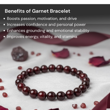 Garnet Energy & Passion Bracelet