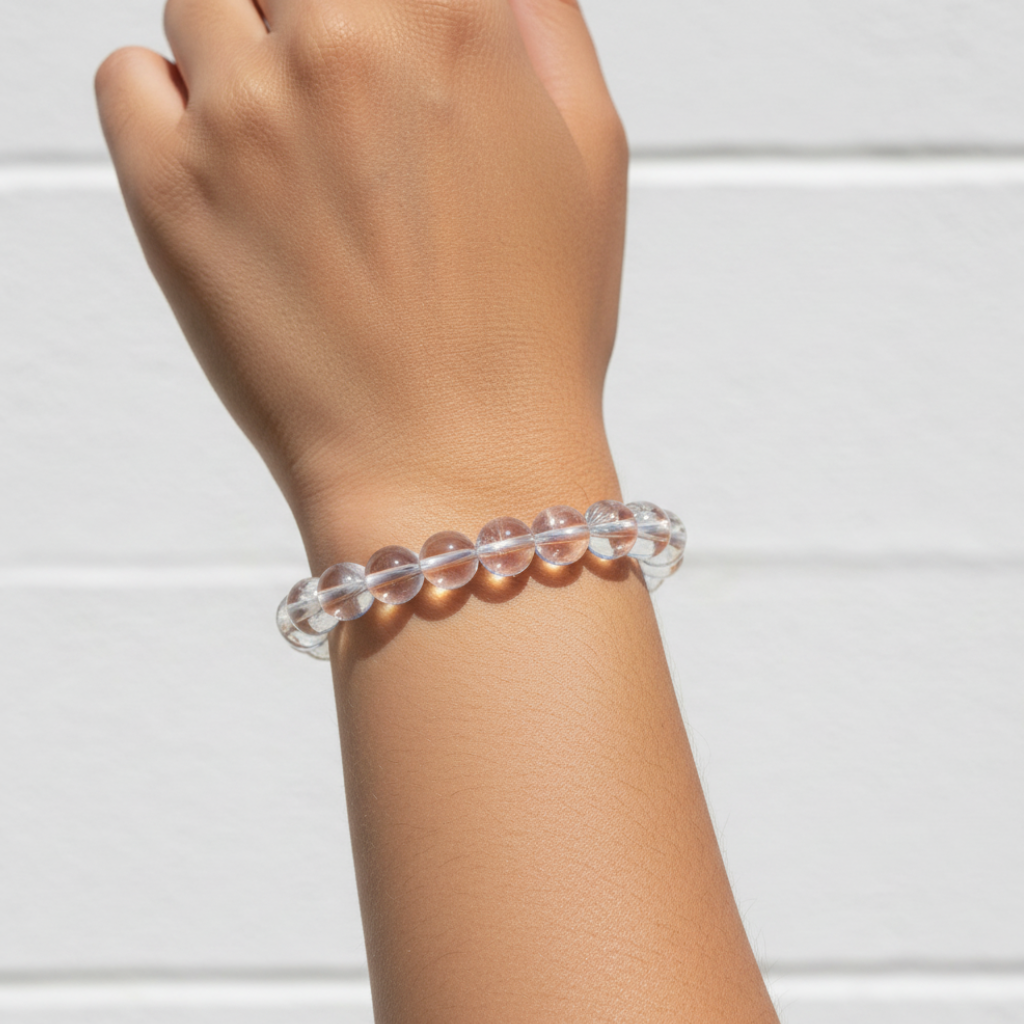 Clear Quartz Gemstone Bracelet