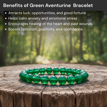 Green Aventurine Gemstone Bracelet