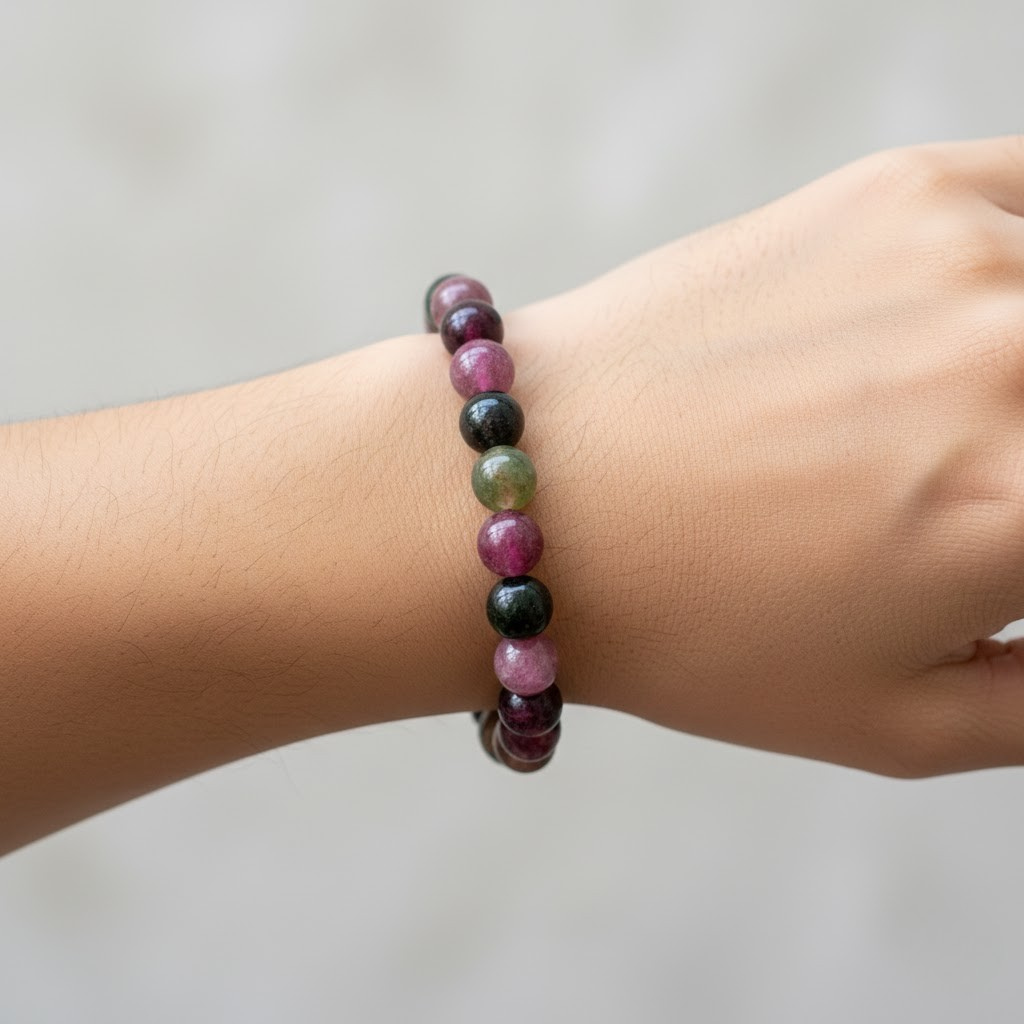 Multi Tourmaline Chakra Healing Bracelet