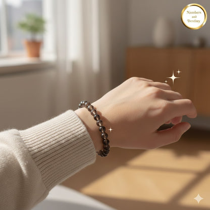 Smoky Quartz Grounding & Clarity Bracelet